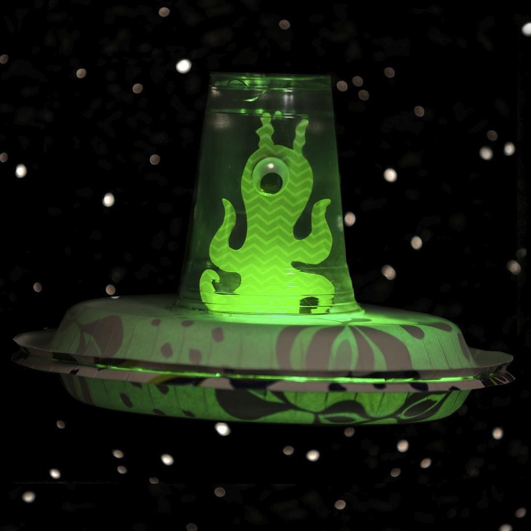 How To Make A Paper Plate UFO